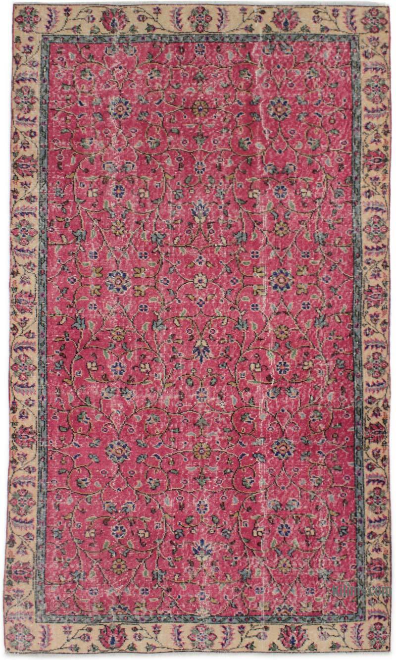 El Dokuma Vintage Halı - 138 cm x 235 cm - K0076724