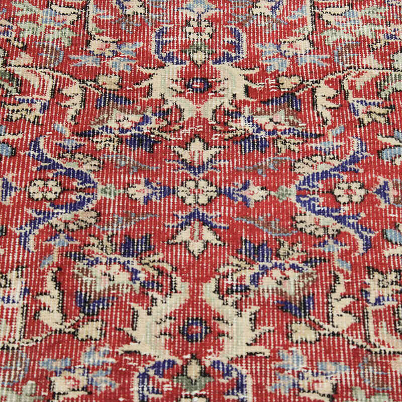El Dokuma Vintage Halı - 140 cm x 254 cm - K0076725
