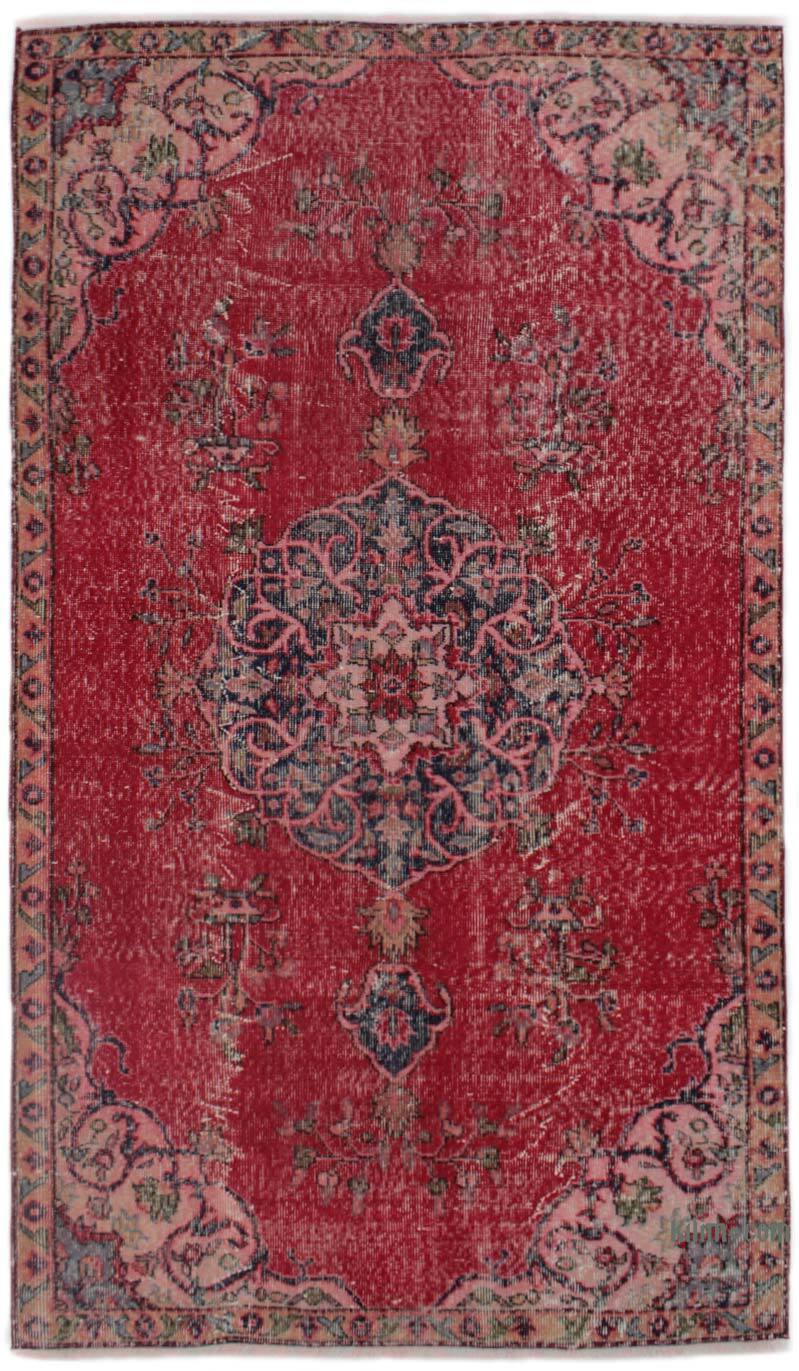 Vintage Turkish Hand-Knotted Rug - 4' 4" x 7' 5" (52" x 89") - K0076726