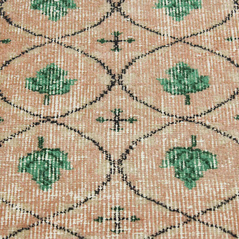 Vintage Turkish Hand-Knotted Rug - 4' 7" x 7' 11" (55" x 95") - K0076727