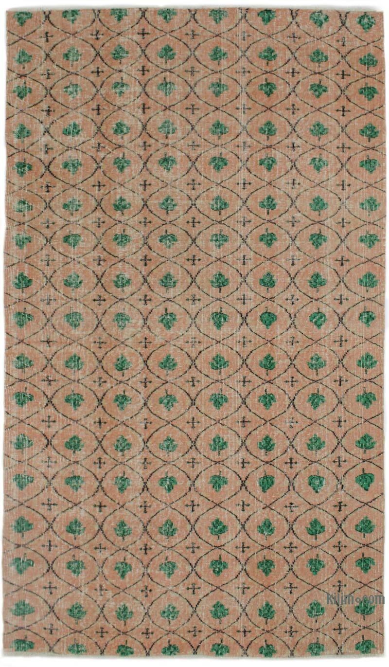 Vintage Turkish Hand-Knotted Rug - 4' 7" x 7' 11" (55" x 95") - K0076727
