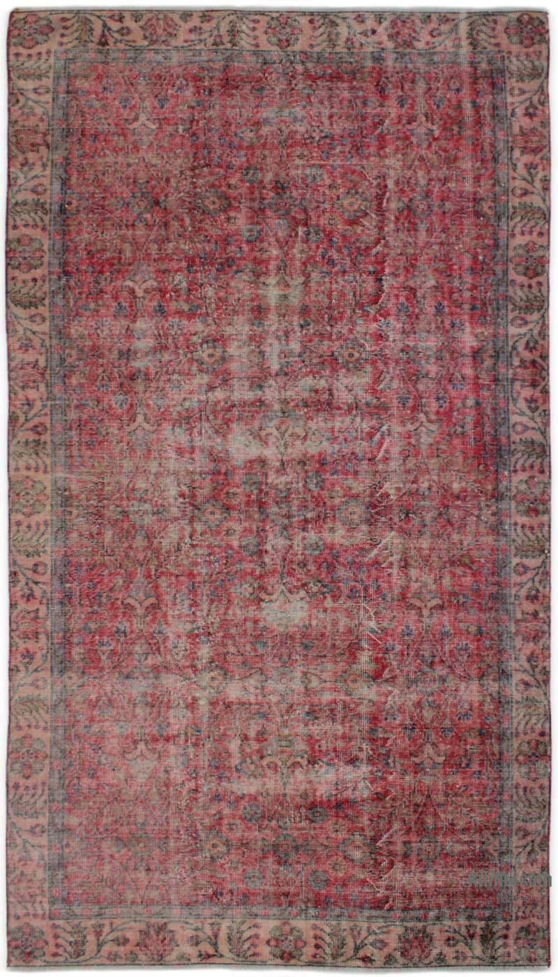 Alfombra Vintage Turca Anudada a Mano - 150 cm x 275 cm - K0076729