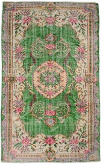 El Dokuma Vintage Halı - 184 cm x 307 cm