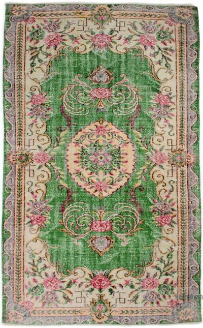 Vintage Turkish Hand-Knotted Rug - 6'  x 10' 1" (72" x 121")