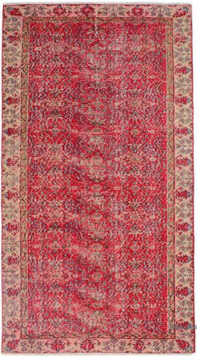 Vintage Turkish Hand-Knotted Rug - 4' 5" x 8' 1" (53" x 97")
