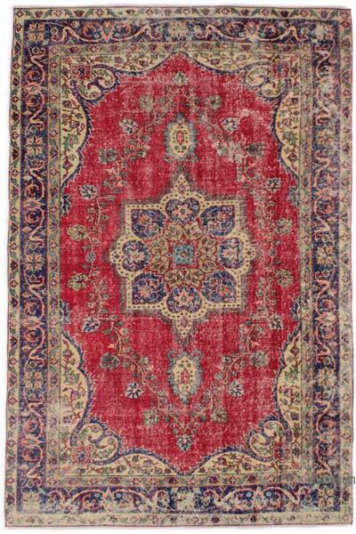 Alfombra Vintage Turca Anudada a Mano - 165 cm x 256 cm