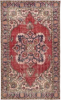 El Dokuma Vintage Halı - 183 cm x 300 cm