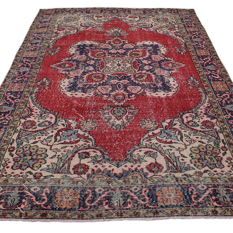 El Dokuma Vintage Halı - 178 cm x 297 cm - K0076745