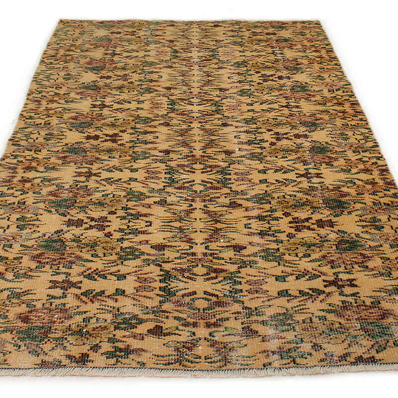 Vintage Turkish Hand-Knotted Rug - 4' 10" x 8' 6" (58" x 102") - K0076746