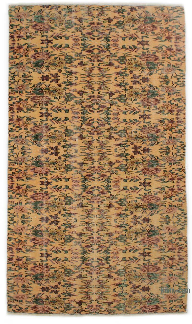 Vintage Turkish Hand-Knotted Rug - 4' 10" x 8' 6" (58" x 102") - K0076746