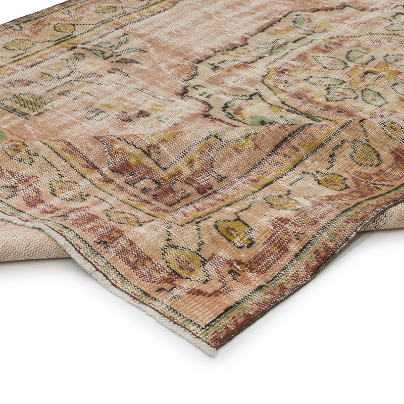 Alfombra Vintage Turca Anudada a Mano - 185 cm x 300 cm - K0076747