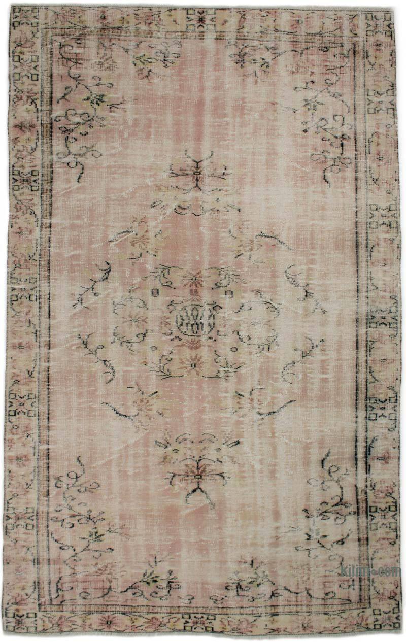 Vintage Turkish Hand-Knotted Rug - 5' 11" x 9' 6" (71" x 114") - K0076753