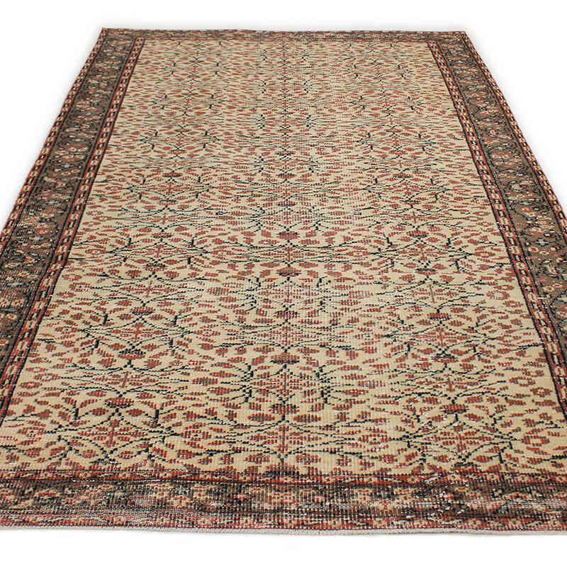 El Dokuma Vintage Halı - 165 cm x 271 cm - K0076755