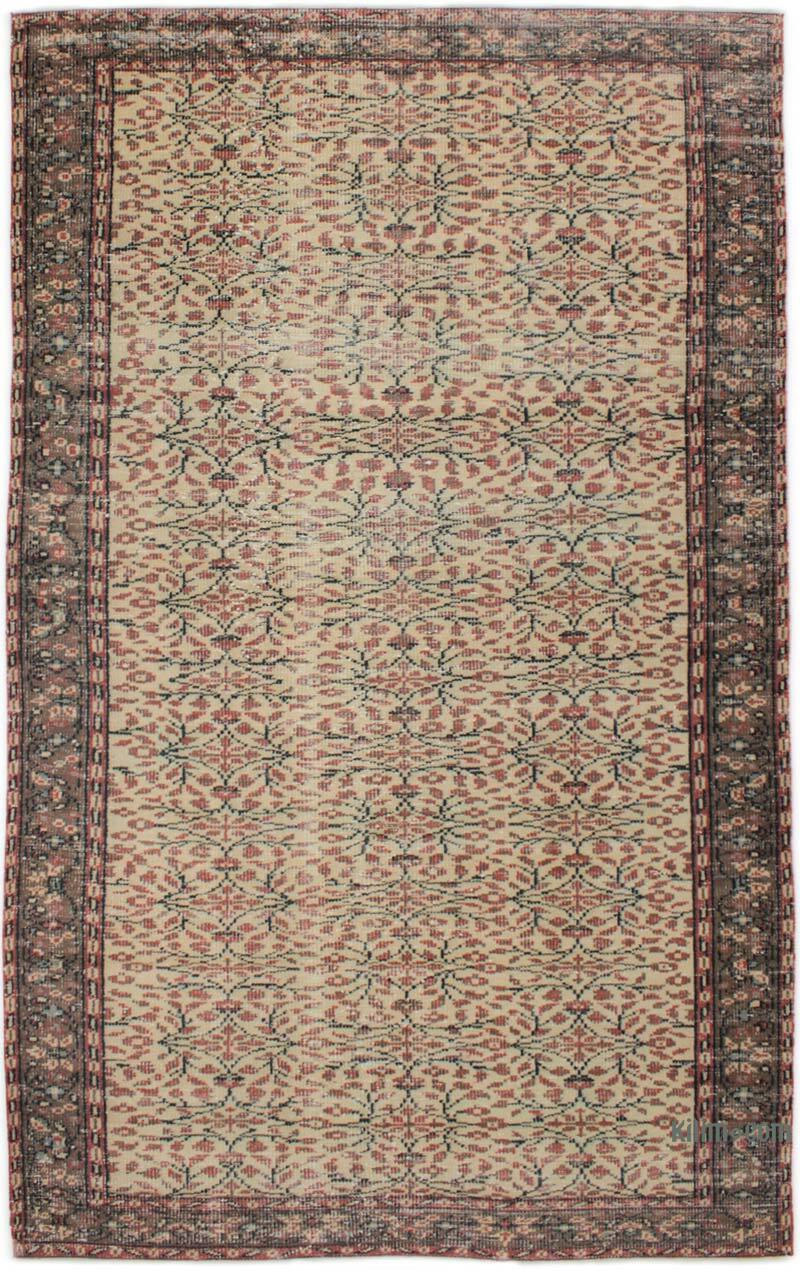 El Dokuma Vintage Halı - 165 cm x 271 cm - K0076755