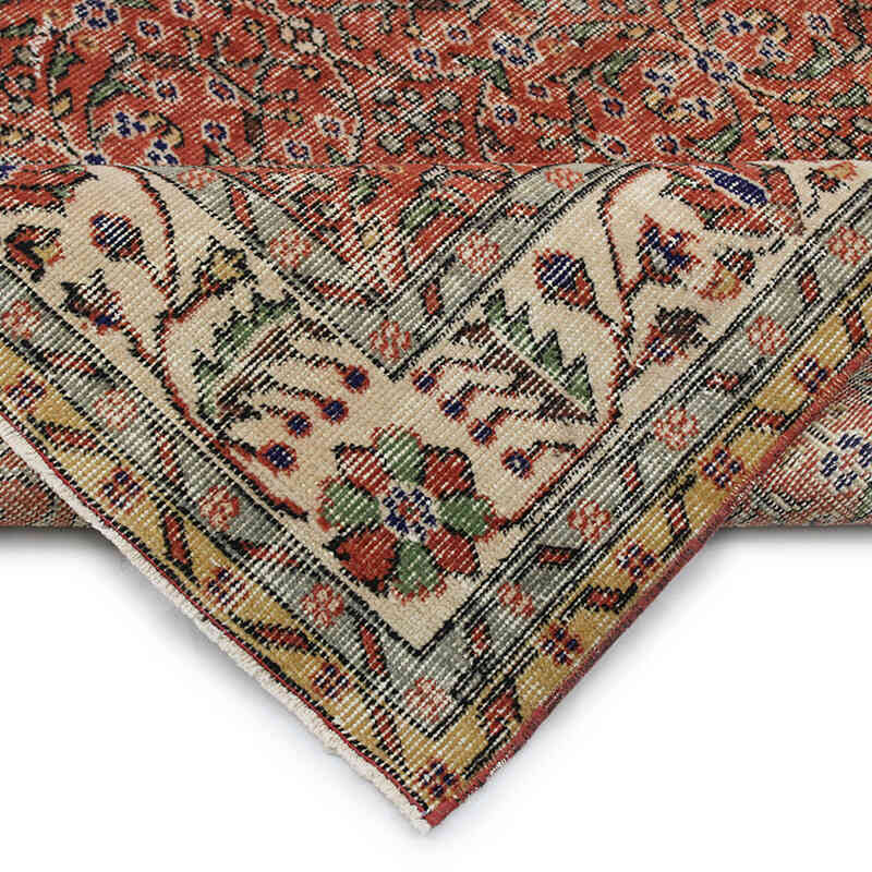 Vintage Turkish Hand-Knotted Rug - 5' 3" x 8' 11" (63" x 107") - K0076756