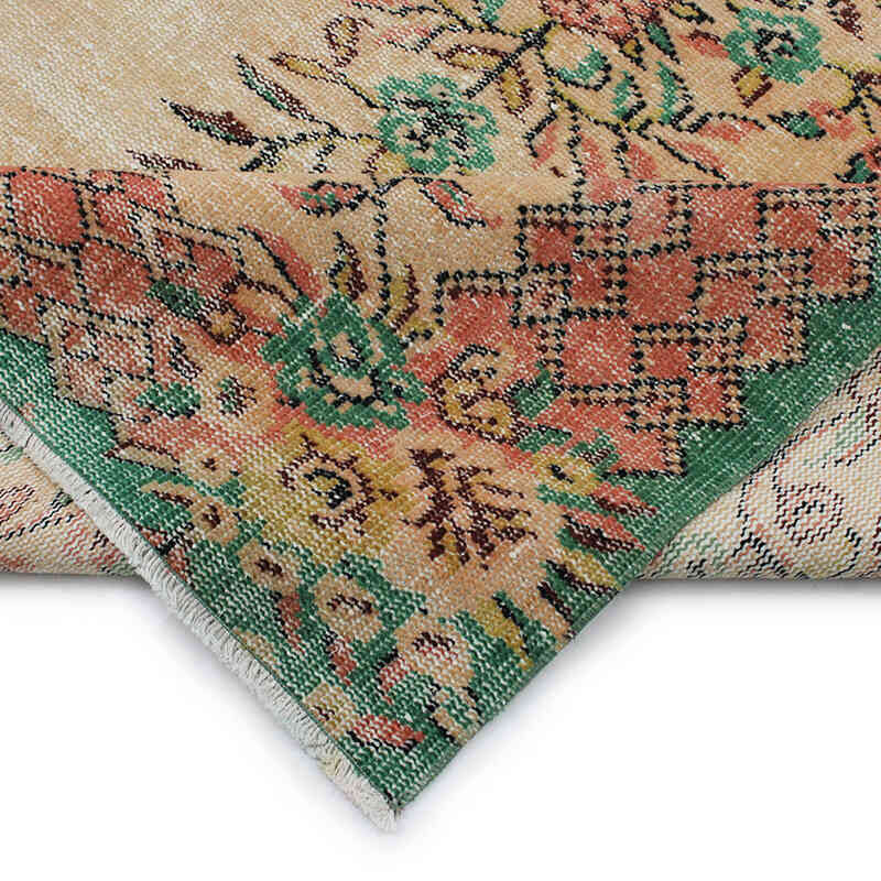 Alfombra Vintage Turca Anudada a Mano - 167 cm x 278 cm - K0076757