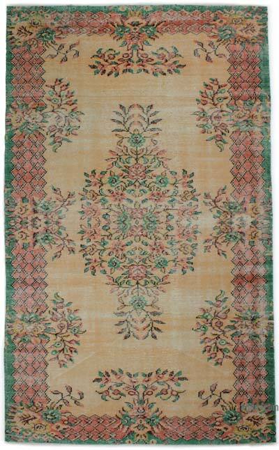 Alfombra Vintage Turca Anudada a Mano - 167 cm x 278 cm