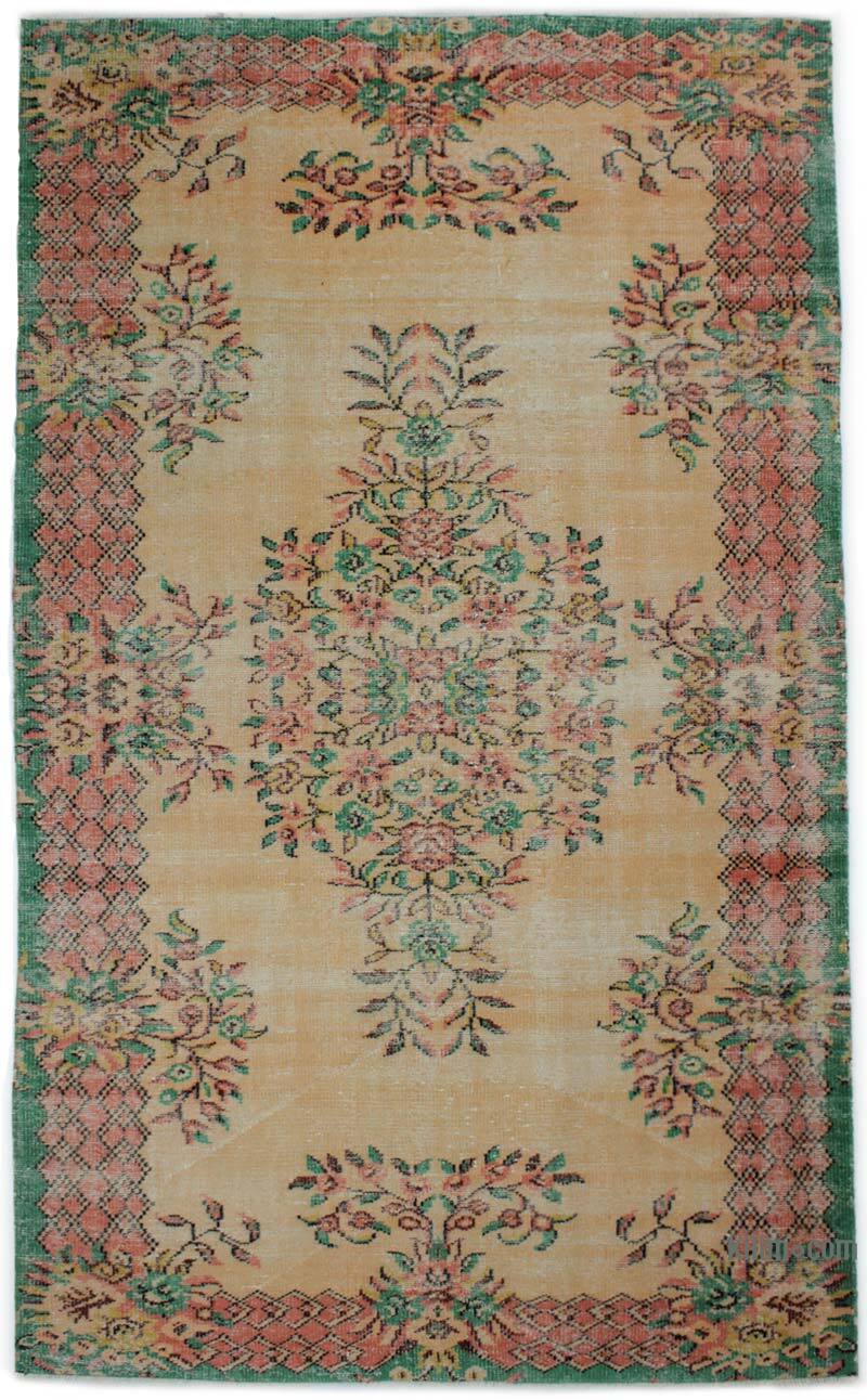 Alfombra Vintage Turca Anudada a Mano - 167 cm x 278 cm - K0076757