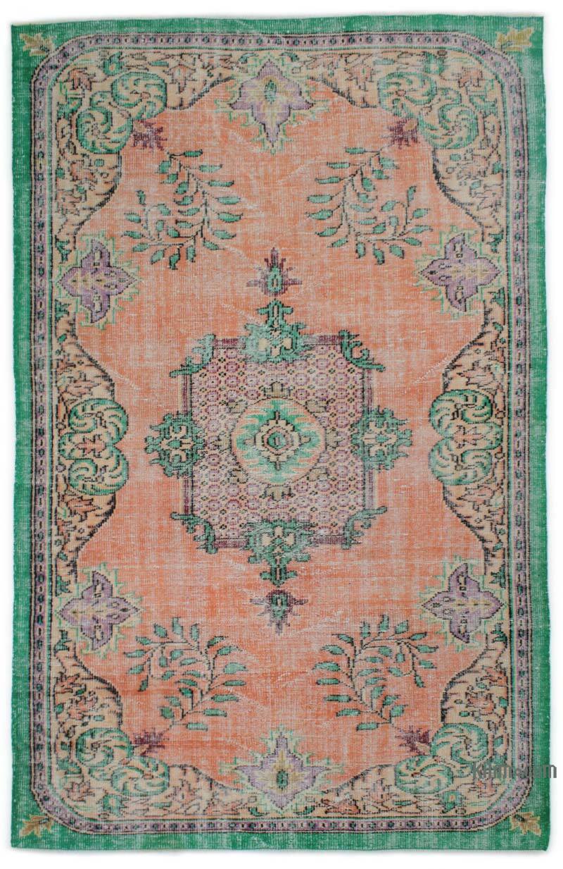 Alfombra Vintage Turca Anudada a Mano - 173 cm x 276 cm - K0076761