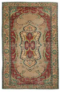 El Dokuma Vintage Halı - 180 cm x 280 cm