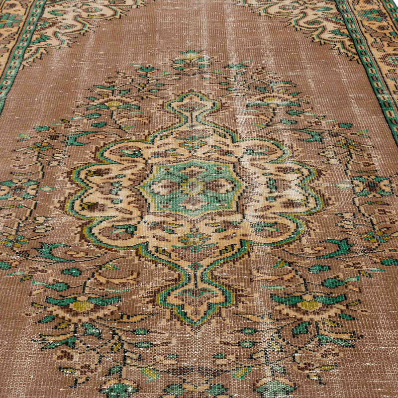 Alfombra Vintage Turca Anudada a Mano - 190 cm x 290 cm - K0076765
