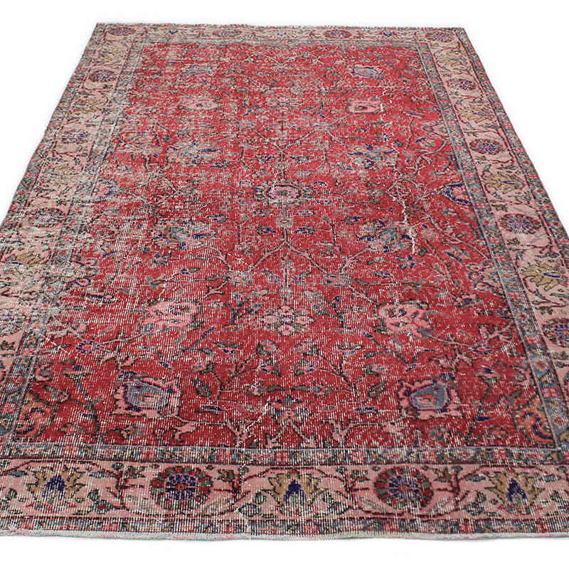 Vintage Turkish Hand-Knotted Rug - 5' 1" x 8' 6" (61" x 102") - K0076768