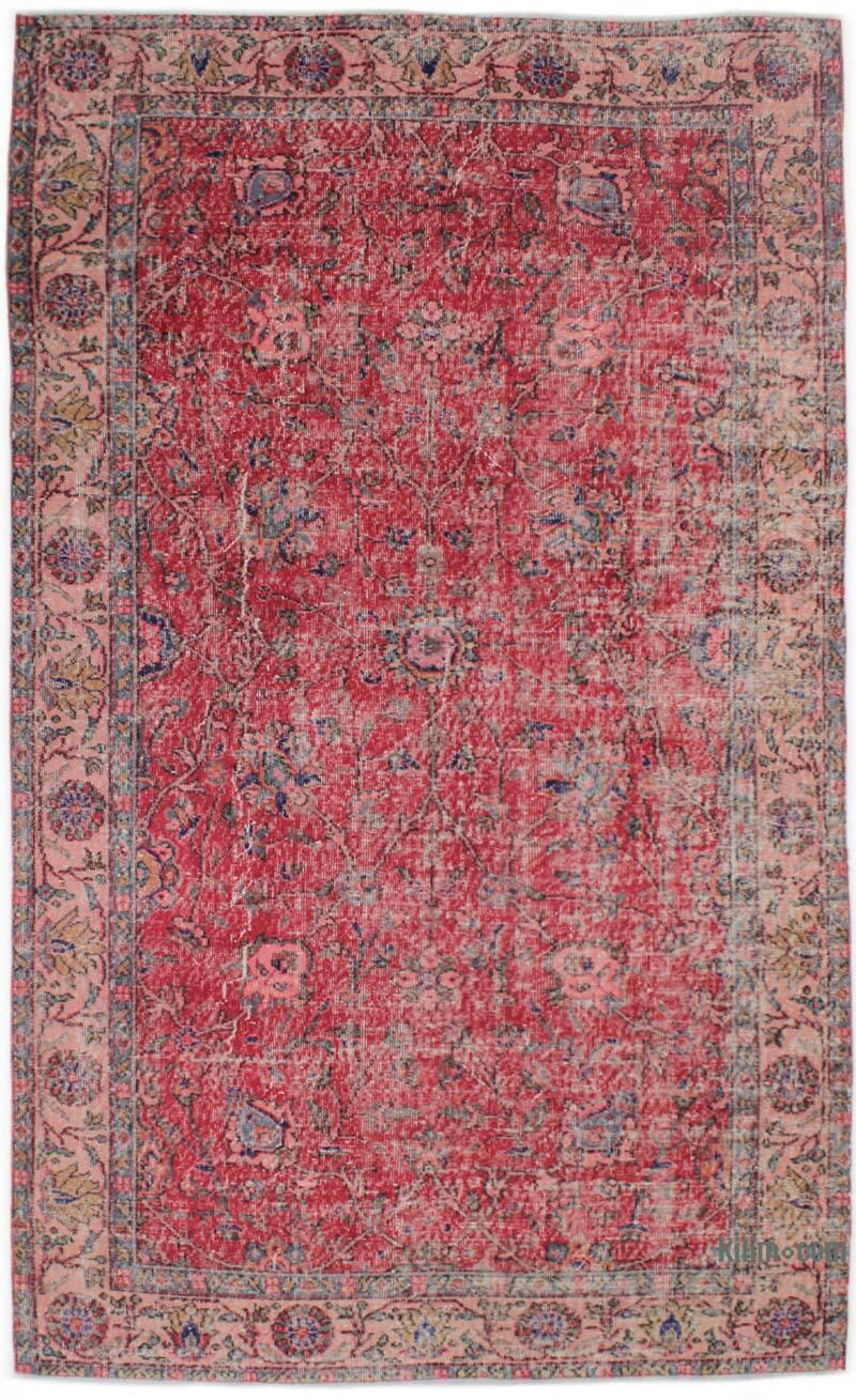 Vintage Turkish Hand-Knotted Rug - 5' 1" x 8' 6" (61" x 102") - K0076768