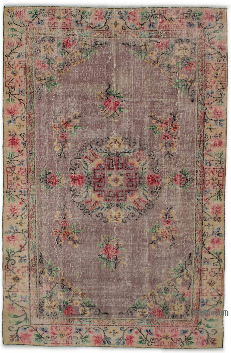 El Dokuma Vintage Halı - 161 cm x 250 cm - K0076770
