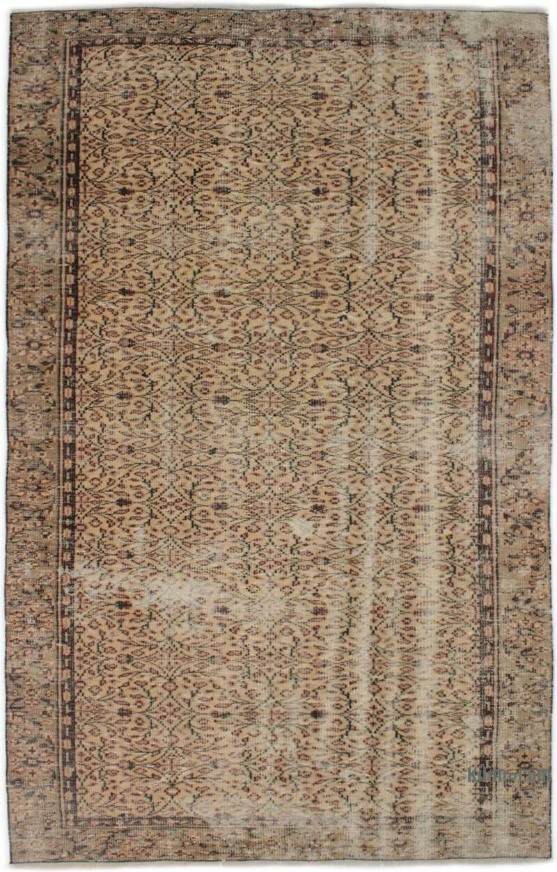 Alfombra Vintage Turca Anudada a Mano - 162 cm x 265 cm - K0076777