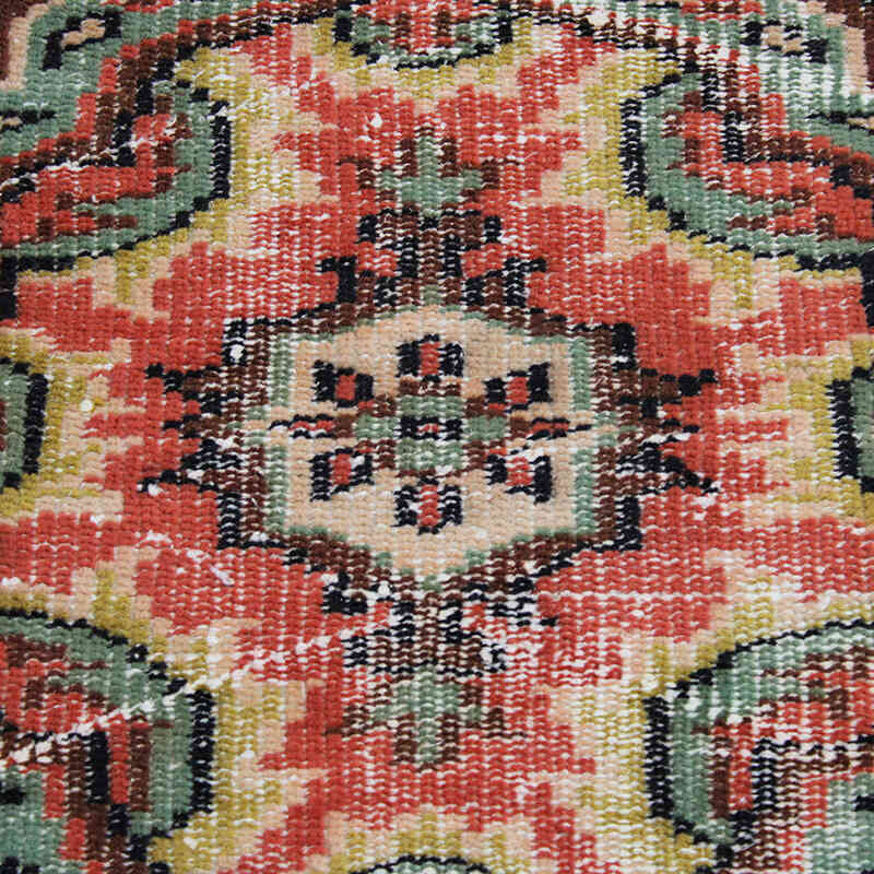 Alfombra Vintage Turca Anudada a Mano - 188 cm x 310 cm - K0076778