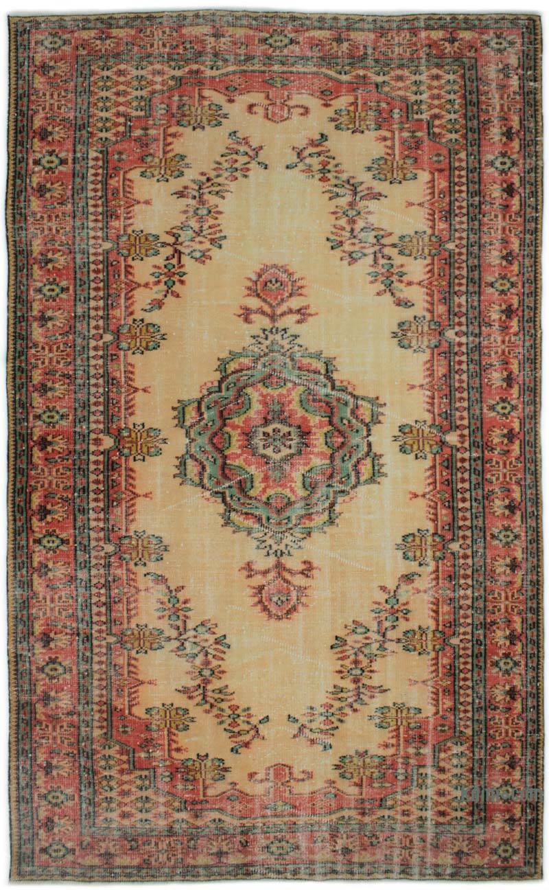 Alfombra Vintage Turca Anudada a Mano - 188 cm x 310 cm - K0076778