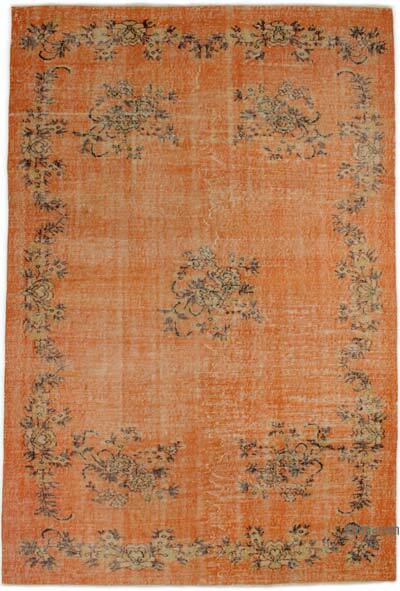 Vintage Turkish Hand-Knotted Rug - 5' 10" x 8' 9" (70" x 105")