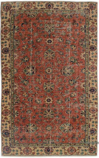 Alfombra Vintage Turca Anudada a Mano - 142 cm x 236 cm