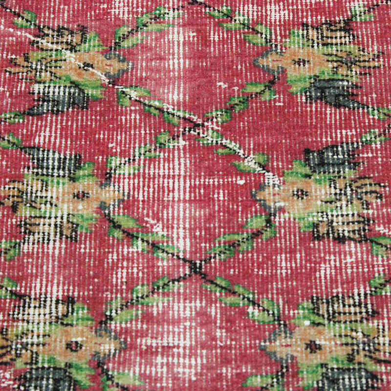 Vintage Turkish Hand-Knotted Rug - 6'  x 9' 1" (72" x 109") - K0076789
