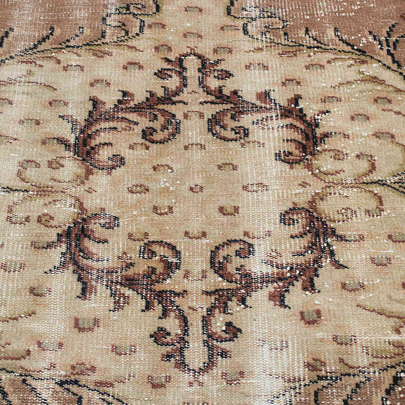 Alfombra Vintage Turca Anudada a Mano - 177 cm x 263 cm - K0076792
