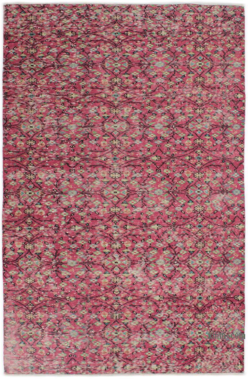 Vintage Turkish Hand-Knotted Rug - 5' 1" x 8'  (61" x 96") - K0076793