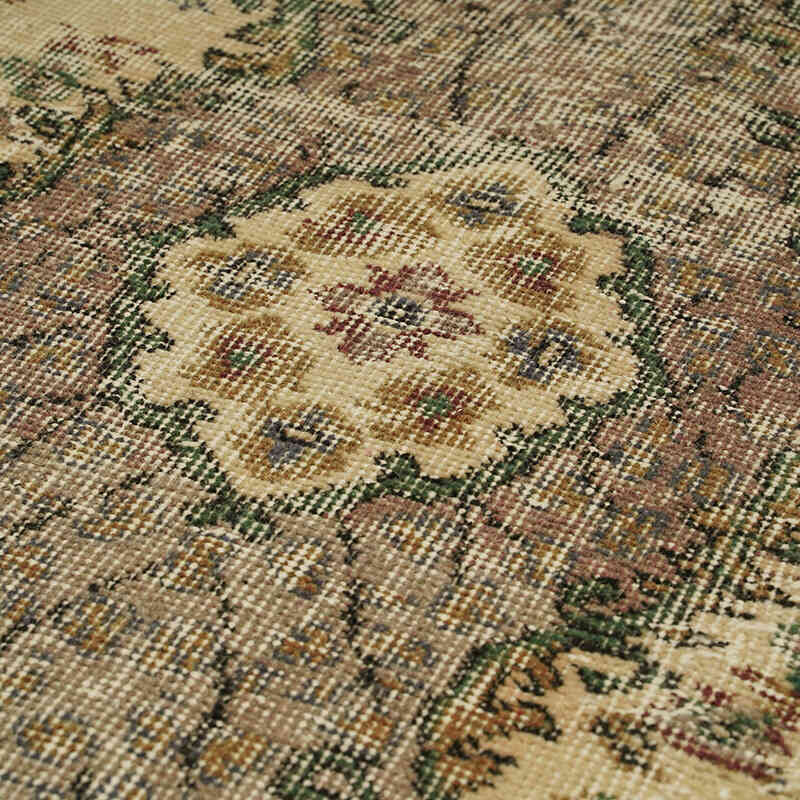 El Dokuma Vintage Halı - 110 cm x 231 cm - K0076795