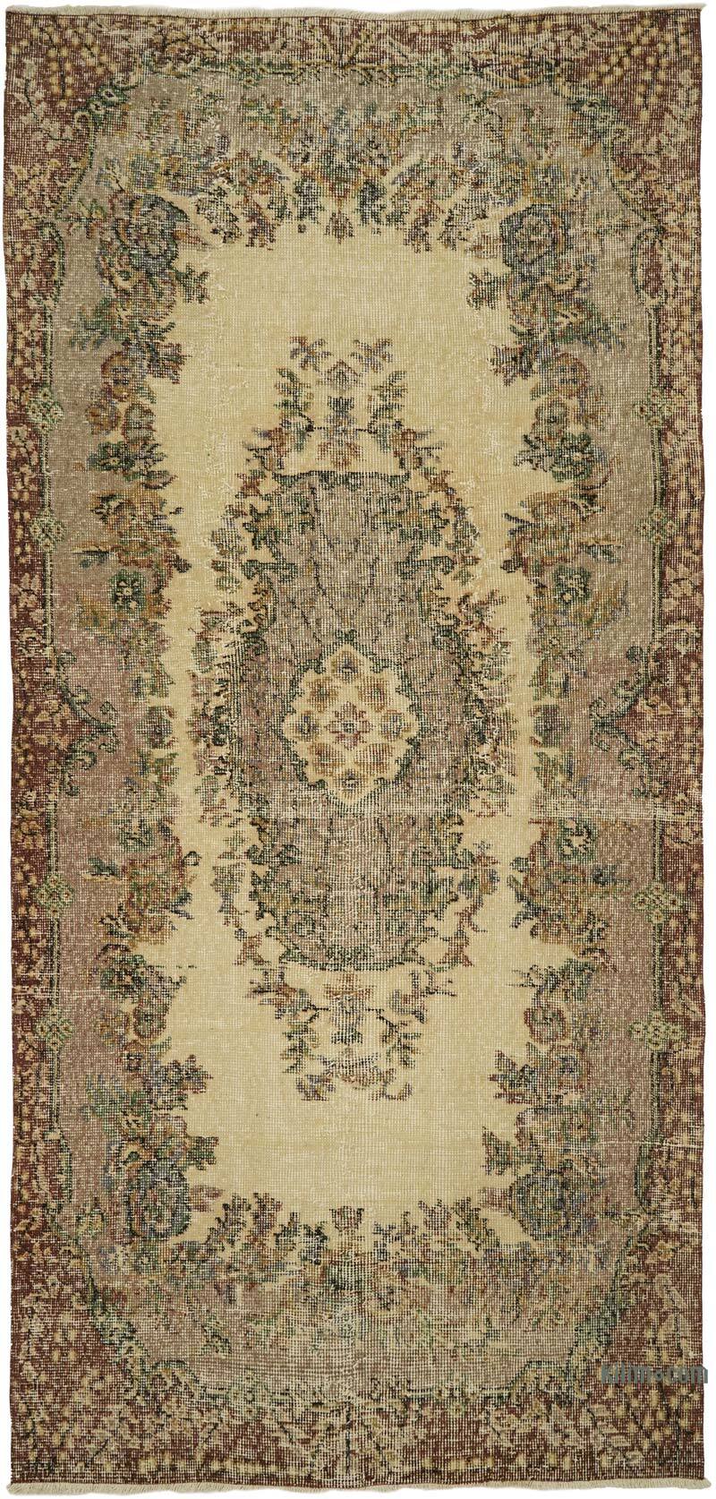 El Dokuma Vintage Halı - 110 cm x 231 cm - K0076795