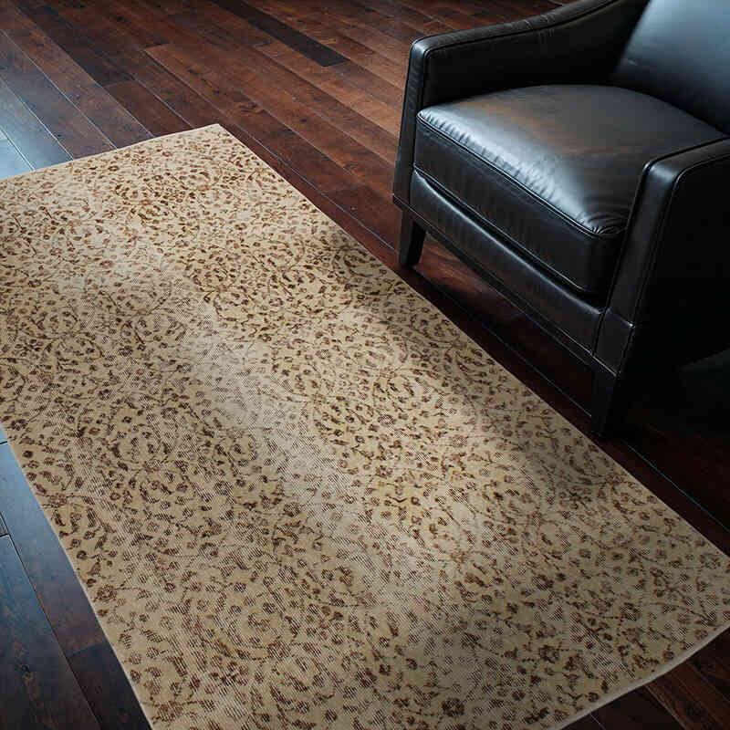 El Dokuma Vintage Halı - 112 cm x 198 cm - K0076798