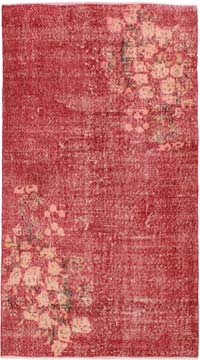 Vintage Turkish Hand-Knotted Rug - 3' 7" x 6' 7" (43" x 79")