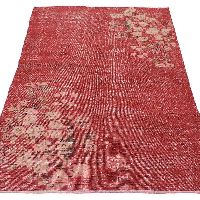El Dokuma Vintage Halı - 110 cm x 200 cm - K0076803