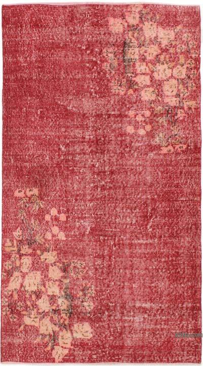 El Dokuma Vintage Halı - 110 cm x 200 cm