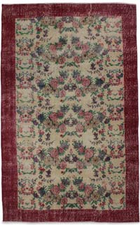 El Dokuma Vintage Halı - 145 cm x 232 cm