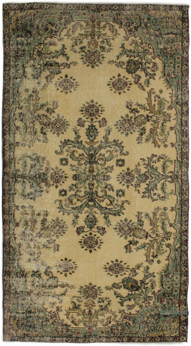 Vintage Turkish Hand-Knotted Rug - 3' 9" x 6' 11" (45" x 83") - K0076807