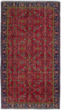 Vintage Turkish Hand-Knotted Rug - 3' 10" x 6' 11" (46" x 83")