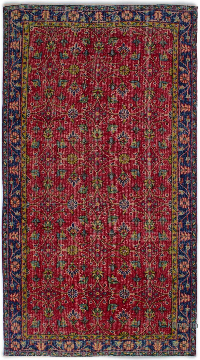 Vintage Turkish Hand-Knotted Rug - 3' 10" x 6' 11" (46" x 83") - K0076809