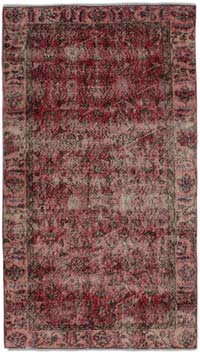 Alfombra Vintage Turca Anudada a Mano - 106 cm x 190 cm