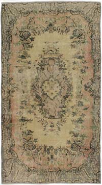El Dokuma Vintage Halı - 112 cm x 207 cm