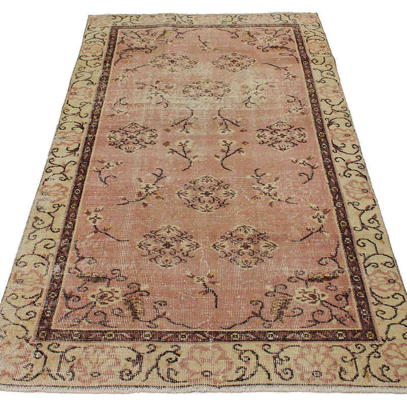 El Dokuma Vintage Halı - 110 cm x 203 cm - K0076813