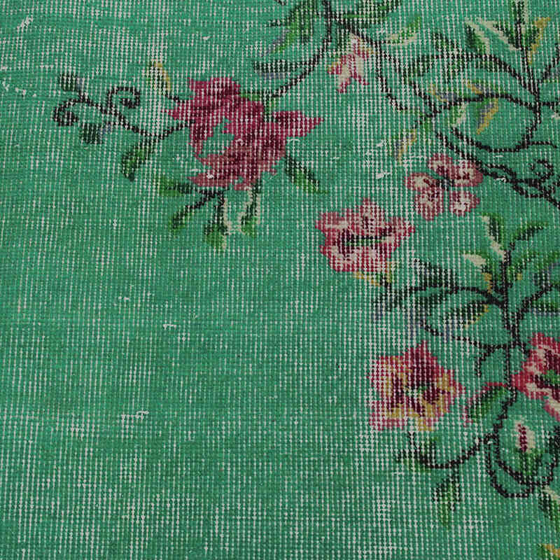 El Dokuma Vintage Halı - 113 cm x 202 cm - K0076818